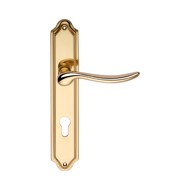 BETA Lever Door Handle on Plate - Chrom